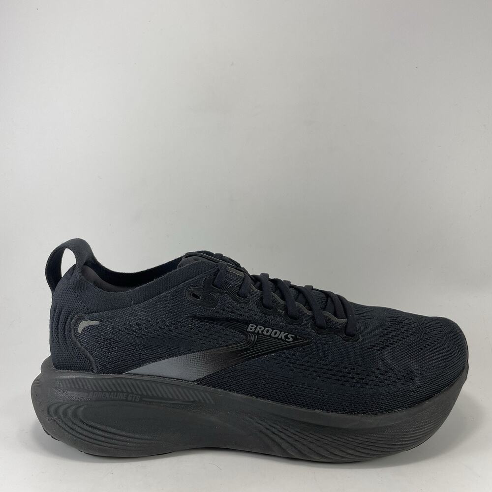 Brooks Adrenaline GTS 25 Black Mesh Running Shoes Mens Size 8.5 D Athletic